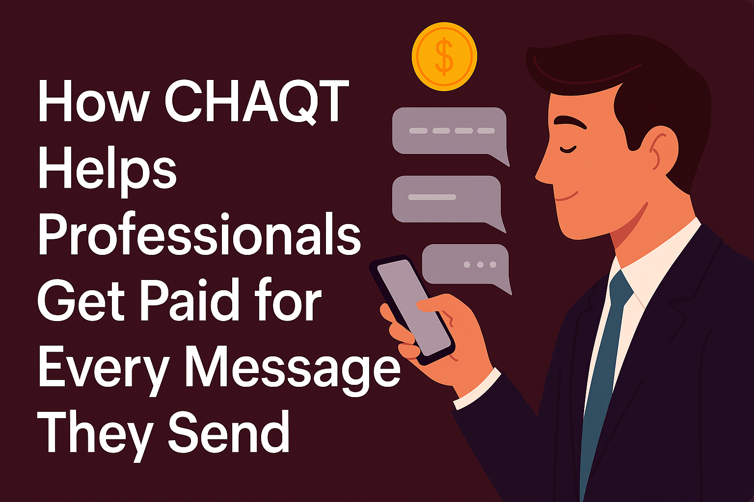 How CHAQT Helps Professionals Get Paid for Every Message They Send